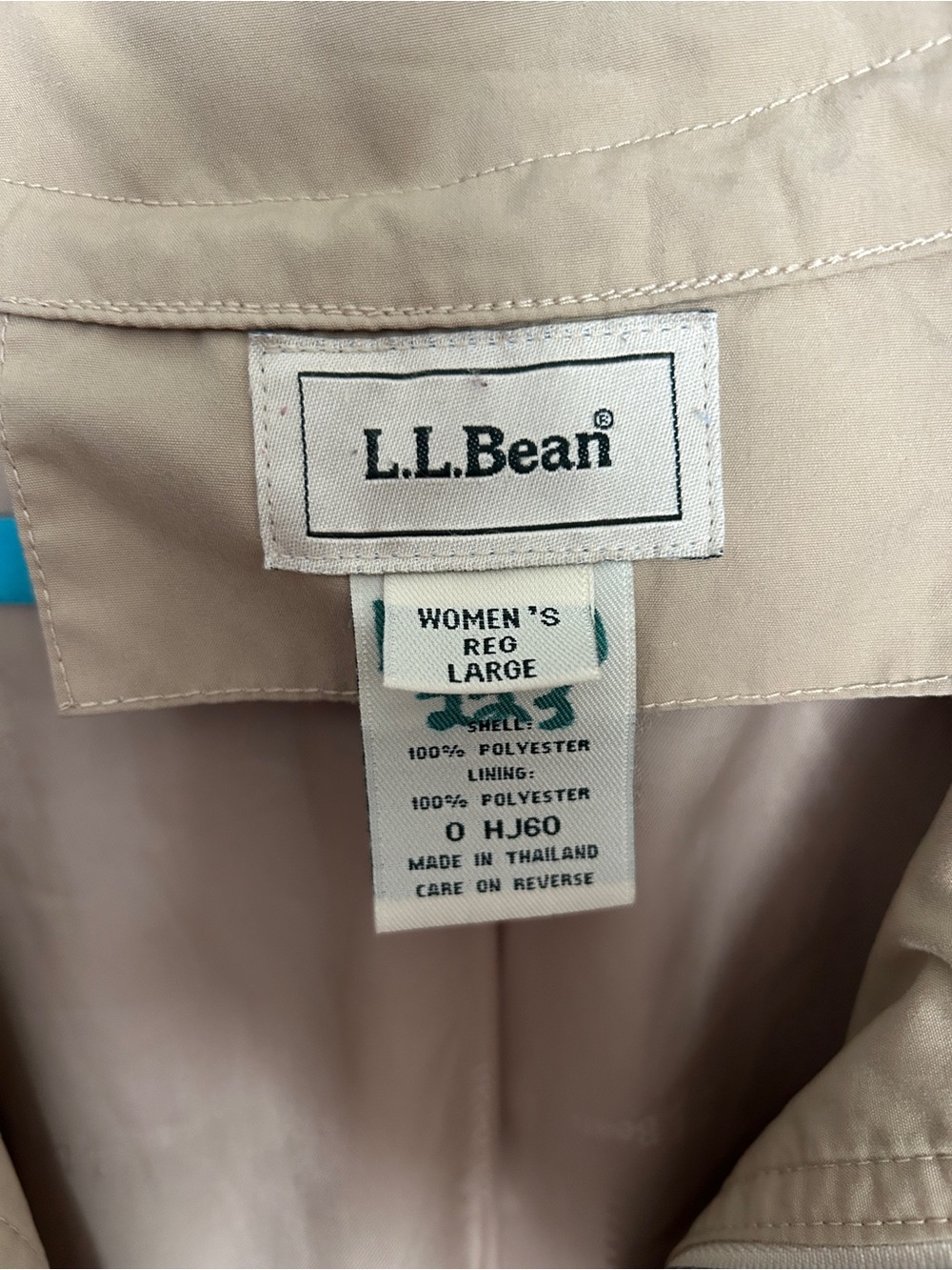 L.L. Bean Women's Trench Coat - Picture 4 of 6